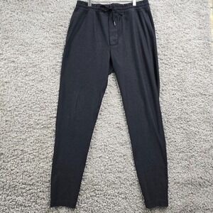 Outdoor Voices Pants Men Medium Black Drawstring Tapered Stretch Comfort